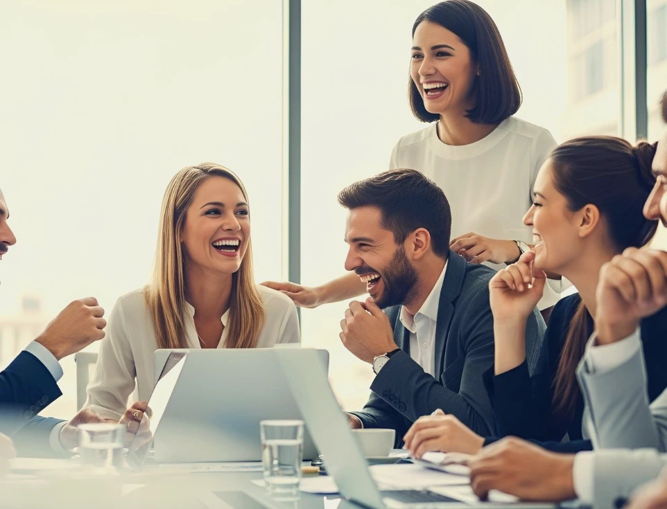 Gute Stimmung nach getaner Arbeit